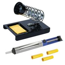 Kit Suporte Ferro de Solda + Sugador + 3 Protetores de Bico Kit Suporte Ferro de Solda + Sugador + 3 Protetores de Bico