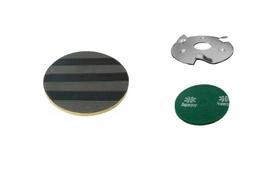 Kit Suporte Fixador Com tiras autocolantes Para Discos de Limpeza e Polimento 300 mm COM FLANGE Para Enceradeira CLEANER, Allclean, Bandeirantes Entre Outras + 1