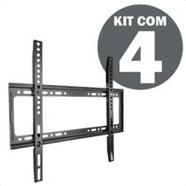 Kit Suporte Fixo de Parede para TV 23 a 63 Slim Universal até 50kg com Parafusos Kit Suporte Fixo de Parede para TV 23 a 63 Slim Universal até 50kg com Parafusos