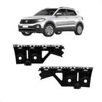 Kit Suporte Guia Parachoque Traseiro T-cross 2019 2020 2021 2022 Kit Suporte Guia Parachoque Traseiro T-cross 2019 2020 2021 2022