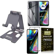 Kit Suporte Hrebos - Capinha Antishock Samsung M14 + Película Vidro 3D