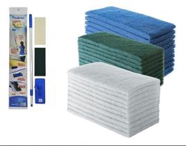 Kit Suporte Limpa Tudo Bralimpia Conjunto Cabo Mais 30 Fibra