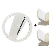 Kit Suporte Mesa Base Vertical Ps5 Slim + Suporte Controle Kit Suporte Mesa Base Vertical Ps5 Slim + Suporte Controle