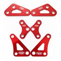 Kit Suporte Motor Vermelho Nfs Crf 250f 6 Peças Kit Suporte Motor Vermelho Nfs Crf 250f 6 Peças