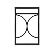 KIt Suporte Nicho Prateleira Estilo Industrial Parede Preto B