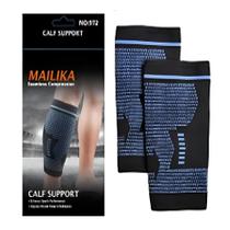 Kit suporte panturrilha 2 protetor canela compressao corrida meia panturrilheira