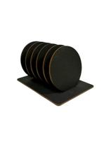 Kit Suporte Para Copos e Taças Kit de Bolachas Para Apoio de Copos e Canecas