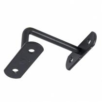 Kit Suporte para Corrimão em L Preto 6 Unidades ZAMAR