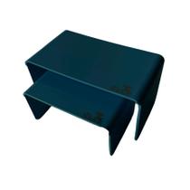 Kit Suporte para Doces Elevadores Fosco - Azul Gris - 2 unidades - Só Boleiras - Rizzo Kit Suporte para Doces Elevadores Fosco - Azul Gris - 2 unidades - Só Boleiras - Rizzo