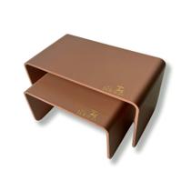 Kit Suporte para Doces Elevadores Fosco - Noz Moscada - 2 unidades - Só Boleiras - Rizzo