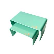 Kit Suporte para Doces Elevadores Fosco - Verde Claro - 2 unidades - Só Boleiras - Rizzo