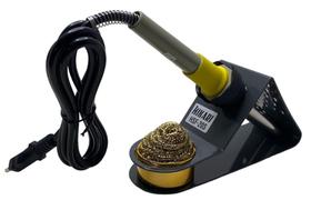 Kit Suporte Para Ferro De Soldar Com Esponja Metalica + Ferro De Soldar Hikari Plus Sc30 25w 220v