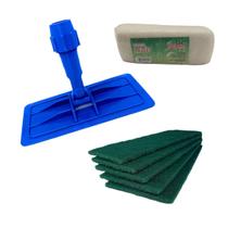 Kit Suporte Para Fibra 10 Verde e 10 Branco 20 Peças Limpeza Profissional Kit Suporte Para Fibra 10 Verde e 10 Branco 20 Peças Limpeza Profissional