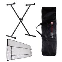 Kit Suporte Para Teclado Em X + Capas Transporte / Proteção Kit Suporte Para Teclado Em X + Capas Transporte / Proteção
