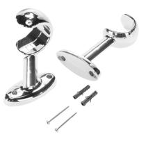 Kit Suporte Para Varão 28Mm Metal Resistente Par 20 Cromad