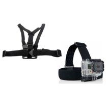 Kit Suporte Peito E Cabeça - Gopro Kit Suporte Peito E Cabeça - Gopro