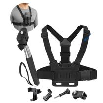 Kit Suporte Peitoral para Celular e Câmera de Ação Esportiva