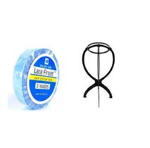 Kit Suporte Plástico, E Fita Azul Walker Tape Lace Front Wig