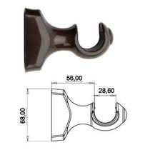 Kit Suporte Plástico para Varão 28mm com Ponteiras - Bella Arte Kit Suporte Plástico para Varão 28mm com Ponteiras - Bella Arte