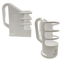 Kit Suporte Porta Óleo/Vinagre+Porta Leite De CaixinhaBranco