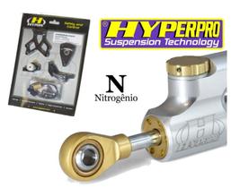 Kit Suporte Preto Amortecedor Direção Hyperpro Z800 z 800