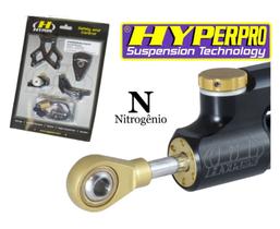 Kit Suporte Preto Amortecedor Direção Hyperpro Z800 z 800