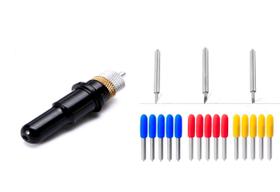 Kit Suporte Preto De Lâmina Para Roland+ 01 Lâminas 2,00 Mm Kit Suporte Preto De Lâmina Para Roland+ 01 Lâminas 2,00 Mm