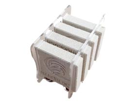 Kit Suporte Rack Nano Block 4 Cavidades + 4 Nano Block Oceantech