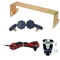 Kit Suporte Rádio Px Cobra 148 GTL Parafuso Cabo Alimentacao Suporte Ptt