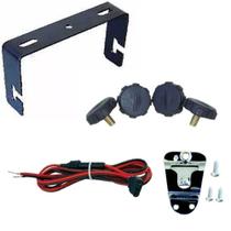 Kit Suporte Rádio Px Cobra 19dx Parafuso Cabo Dc Suporte Ptt