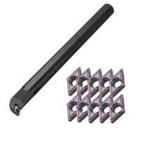 kit suporte s16q sdqcR 07 + 10 insertos p/ aço