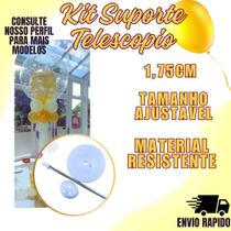 Kit Suporte Telescopio Clip Anel Enrosca Balao Festa Eventos Kit Suporte Telescopio Clip Anel Enrosca Balao Festa Eventos
