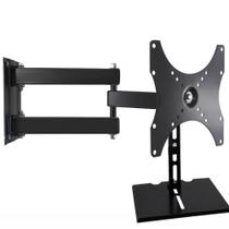 Kit Suporte Tv Tri Articulado 28/43 Suporte Receptor - Spt Suportes
