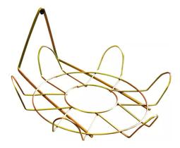 Kit Suporte Vaso Margarida Dourado M - 4 un