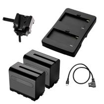 Kit Suporte Vmount Colbor Vm2 Com 2 Baterias Np 970 Kit Suporte Vmount Colbor Vm2 Com 2 Baterias Np 970