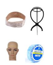 Kit Suporte + Wig Cap + Hair Grip + Fita Azul Lace Front 3Mt Kit Suporte + Wig Cap + Hair Grip + Fita Azul Lace Front 3Mt