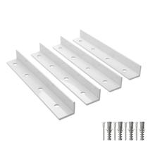 Kit Suportes Cantoneira em L 47cm para Bancada e Pia - Branco ou Galvanizado Kit Suportes Cantoneira em L 47cm para Bancada e Pia - Branco ou Galvanizado