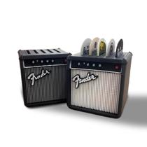 Kit Suportes para 5 Palhetas 2 Unid Mini Amplificador Caixa