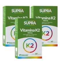 Kit Supra Vitamina K2 Herbamed Com 3 Caixas De 60 Cáps Cada