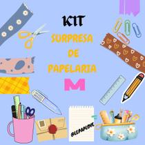 Kit Surpresa de Papelaria Kawaii - Material Escolar Presentes Home Office Faculdade Mesa Estudos Escritório M