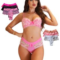 Kit Surpresa: Três Calcinhas com Estampas Sortidas! Kit Surpresa: Três Calcinhas com Estampas Sortidas!