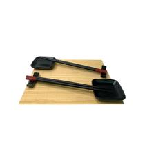 Kit Sushi Nata Com 7 Peças Em Bambu e Cerâmica Preto