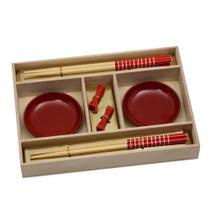 Kit Sushi Para 2 Pessoas 8 Pecas Vermelho Espressione Japanese
