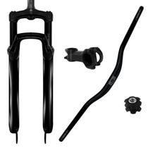 Kit Suspensão Bike MTB Aro 29 Ahead Set + Guidão Bike MTB 680 x 31.8mm + Mesa Mesinha 80mm