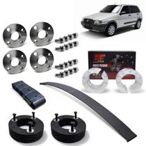 Kit Suspensão Completa Espaçador 15mm Buffer Fiat Uno Kit Suspensão Completa Espaçador 15mm Buffer Fiat Uno