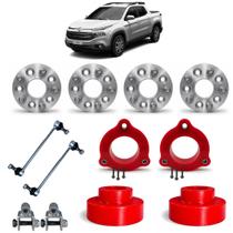 Kit Suspensão Completa PU 2pol Espaçador 32mm Fiat Toro
