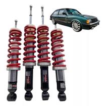 Kit Suspensão Rosca Slim Dianteiro E Traseiro Gm Chevette Hatch e Sedãn