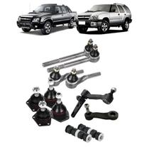Kit Suspensão S10 Blazer Até 11 Pivô Pitman Terminal Bieleta