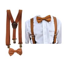 Kit Suspensório E Gravata Borboleta Infantil Criança Pajem Festa 0 a 8 Anos