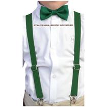 Kit Suspensório Infantil + Gravata borboleta infantil varias cores